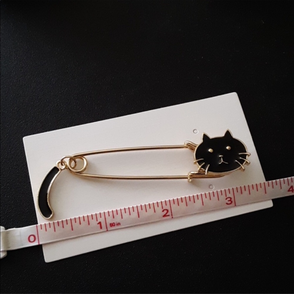 🐱 Cat Pin/Lapel - black - Picture 5 of 7